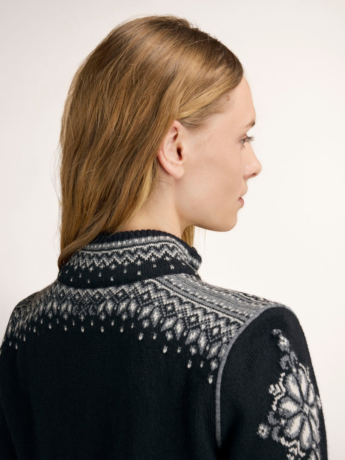 Dale Of Norway 140th Anniversary Damen Wolljacke Black - Rückendetail