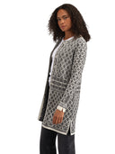 Dale Of Norway W INGEBORG FEM JACKET Offwhite Black Gravuvig Smoke XL - PeakStyle