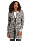 Dale Of Norway W INGEBORG FEM JACKET Offwhite Black Gravuvig Smoke XL - PeakStyle