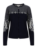 Dale Of Norway ROSENDAL FEM JACKET Navy Offwhite Ultramarine S - PeakStyle