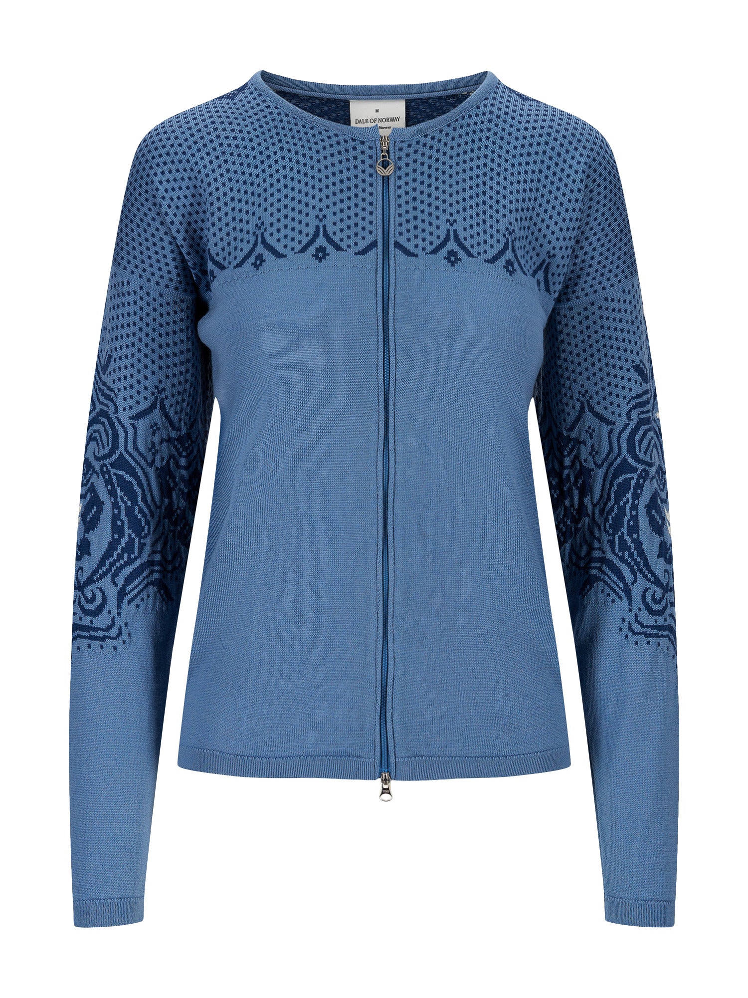 Dale Of Norway ROSENDAL FEM JACKET Blueshadow Indigo Offwhite XL - PeakStyle