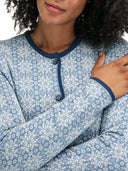 Dale Of Norway W OTHELIE FEM JACKET Blueshadow Offwhite XL - PeakStyle