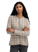 Dale Of Norway W OTHELIE FEM JACKET Mountainstone Offwhite Mt.s XL - PeakStyle