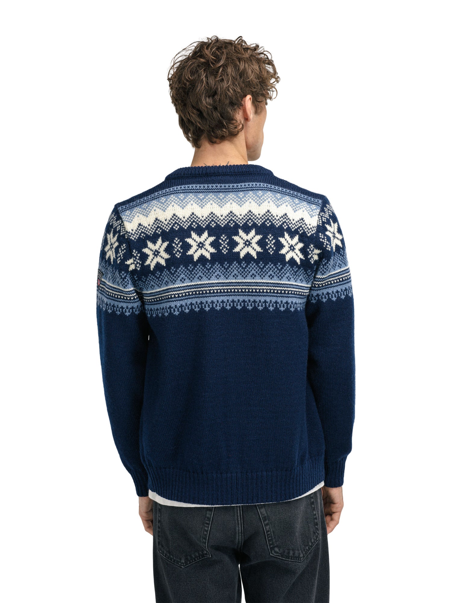 Dale Of Norway M VEAFJORD MASC JACKET Navy Blueshadow Cream XXL - PeakStyle