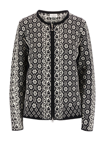 Dale Of Norway W SINGSAKER FEM JACKET Black Offwhite XXL - PeakStyle