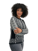Dale Of Norway W SINGSAKER FEM JACKET Black Offwhite XXL - PeakStyle