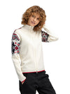 Dale Of Norway VARBERG FEM JACKET Offwhite Marine Raspberry S - PeakStyle