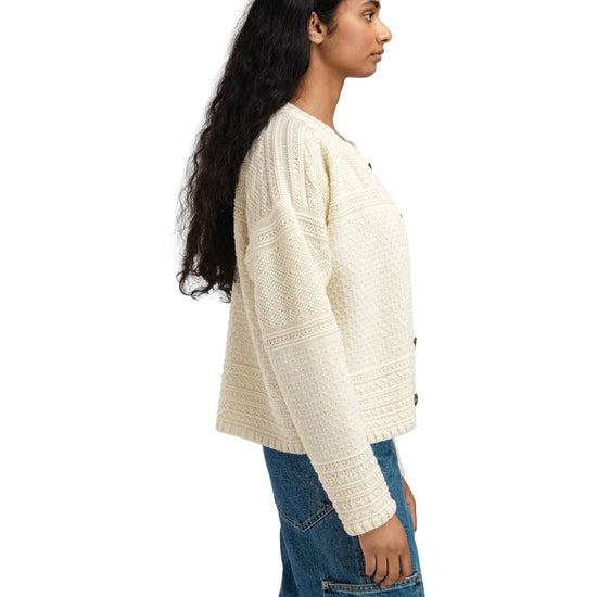 Dale Of Norway W LUSA FEM CARDIGAN Offwhite XL - PeakStyle