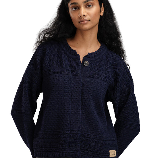 Dale Of Norway W LUSA FEM CARDIGAN Navy L - PeakStyle