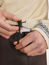 Dale Of Norway VAIL Wollpullover Herren Offwhite - Smoke - Midnight Navy Detail