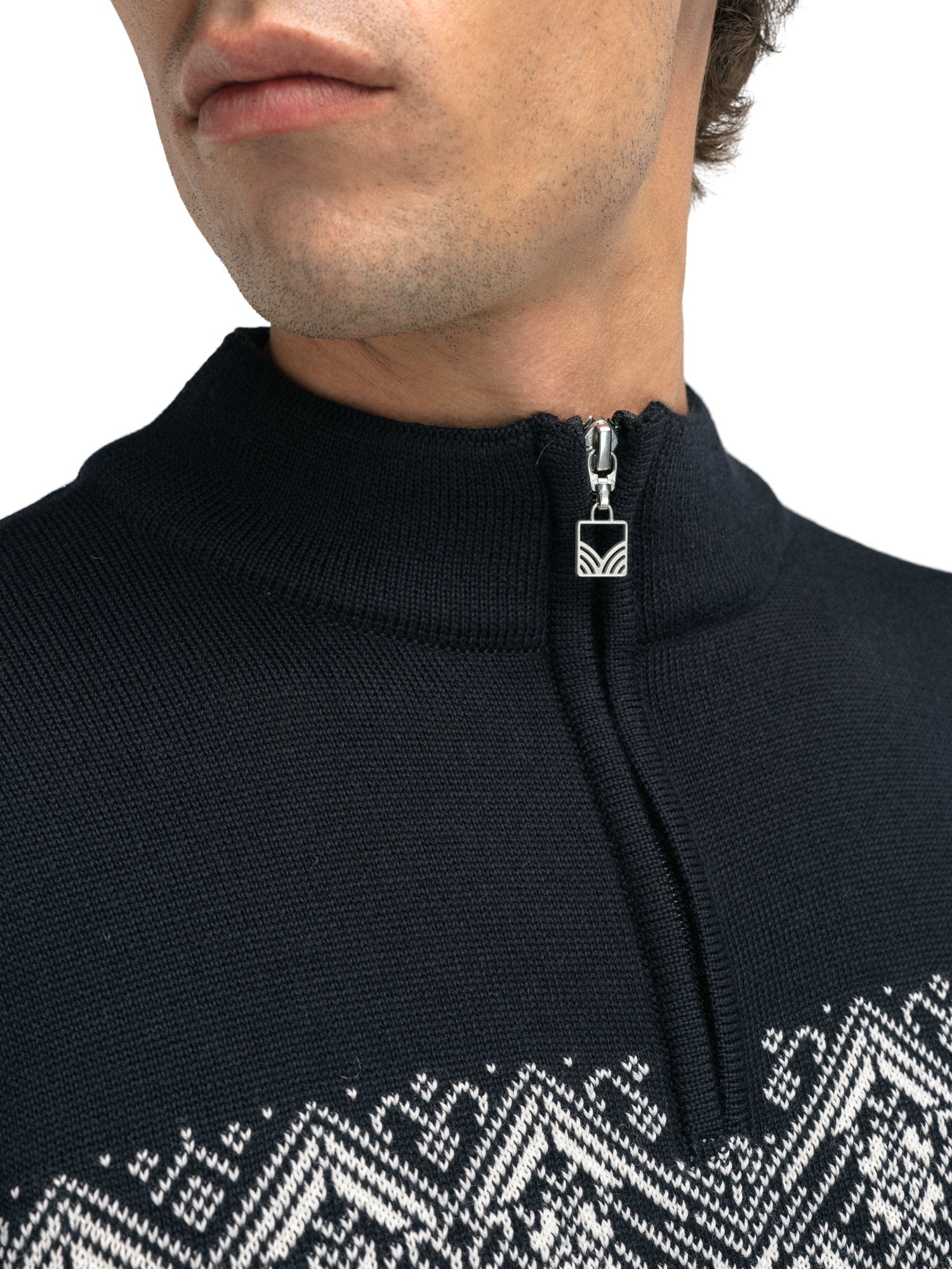 Dale Of Norway M MORITZ MASC SWEATER Black Offwhite Darkcharcoal 3XL - PeakStyle
