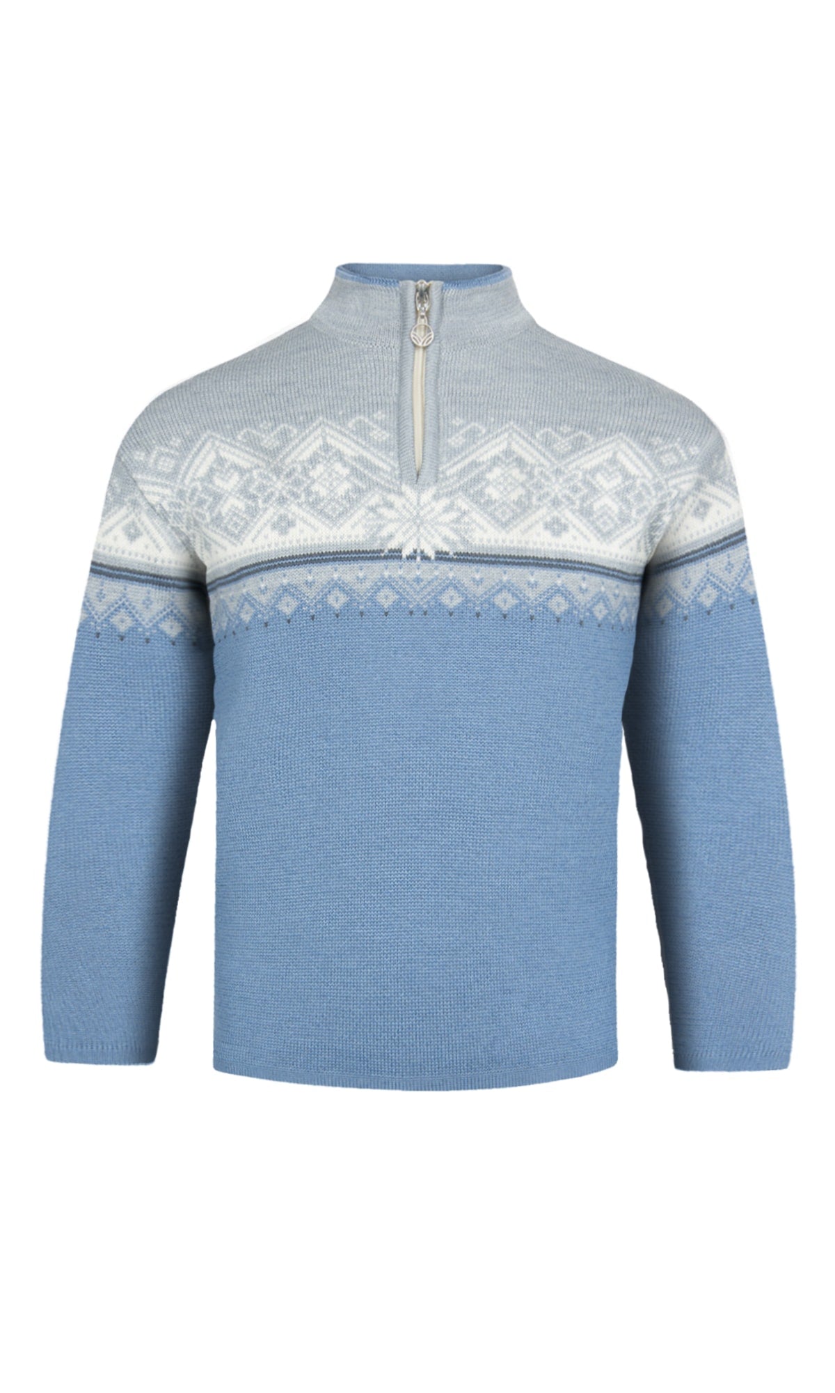 Dale Of Noorwegen MORITZ KIDS Merino Sweater Blueshadow Grey Slate – officiële packshot