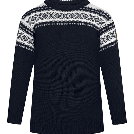 Dale Of Norway CORTINA KIDS SWEATER Navy Offwhite 12 Year - PeakStyle