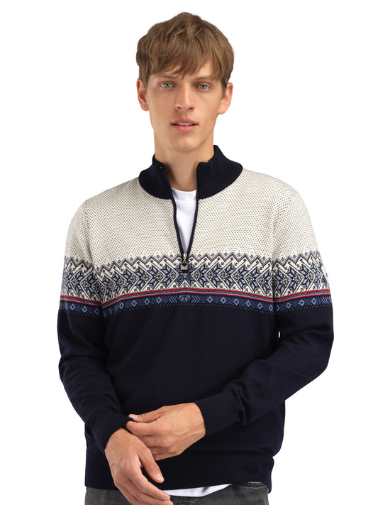 Dale Of Norway M HOVDEN MASC SWEATER Navy Blueshadow Indigo XXL - PeakStyle