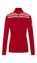 Dale Of Norway W CORTINA BASIC FEM SWEATER Raspberry Offwhite XL - PeakStyle