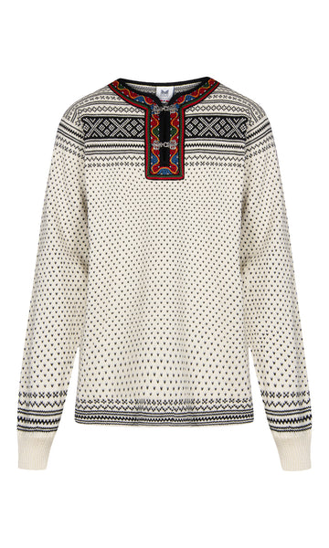 Dale Of Norway SETESDAL UNI SWEATER Offwhite Black 3XL - PeakStyle