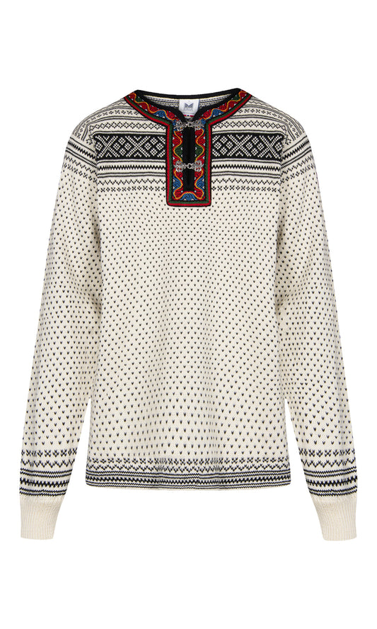 Dale Of Norway SETESDAL UNI SWEATER Offwhite Black 3XL - PeakStyle