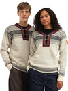 Dale Of Norway SETESDAL UNI SWEATER Offwhite Black 3XL - PeakStyle
