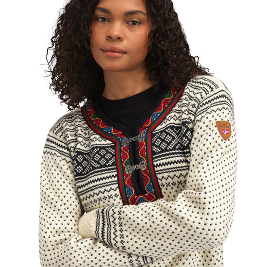 Dale Of Norway SETESDAL UNI SWEATER Offwhite Black 3XL - PeakStyle