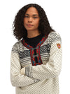 Dale Of Norway SETESDAL UNI SWEATER Offwhite Black 3XL - PeakStyle