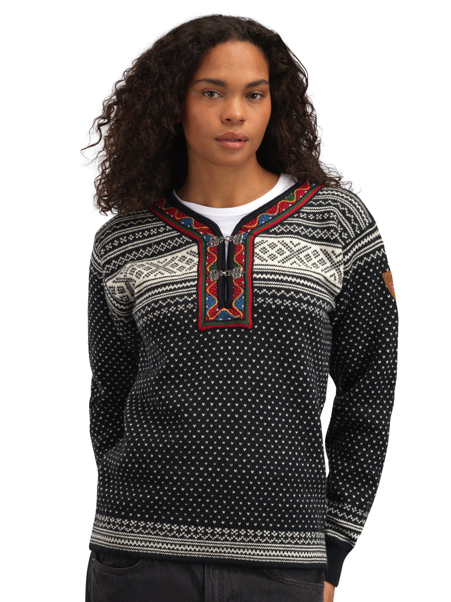 Dale Of Norway SETESDAL UNI SWEATER Black Offwhite 3XL - PeakStyle