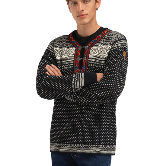 Dale Of Norway SETESDAL UNI SWEATER Black Offwhite 3XL - PeakStyle