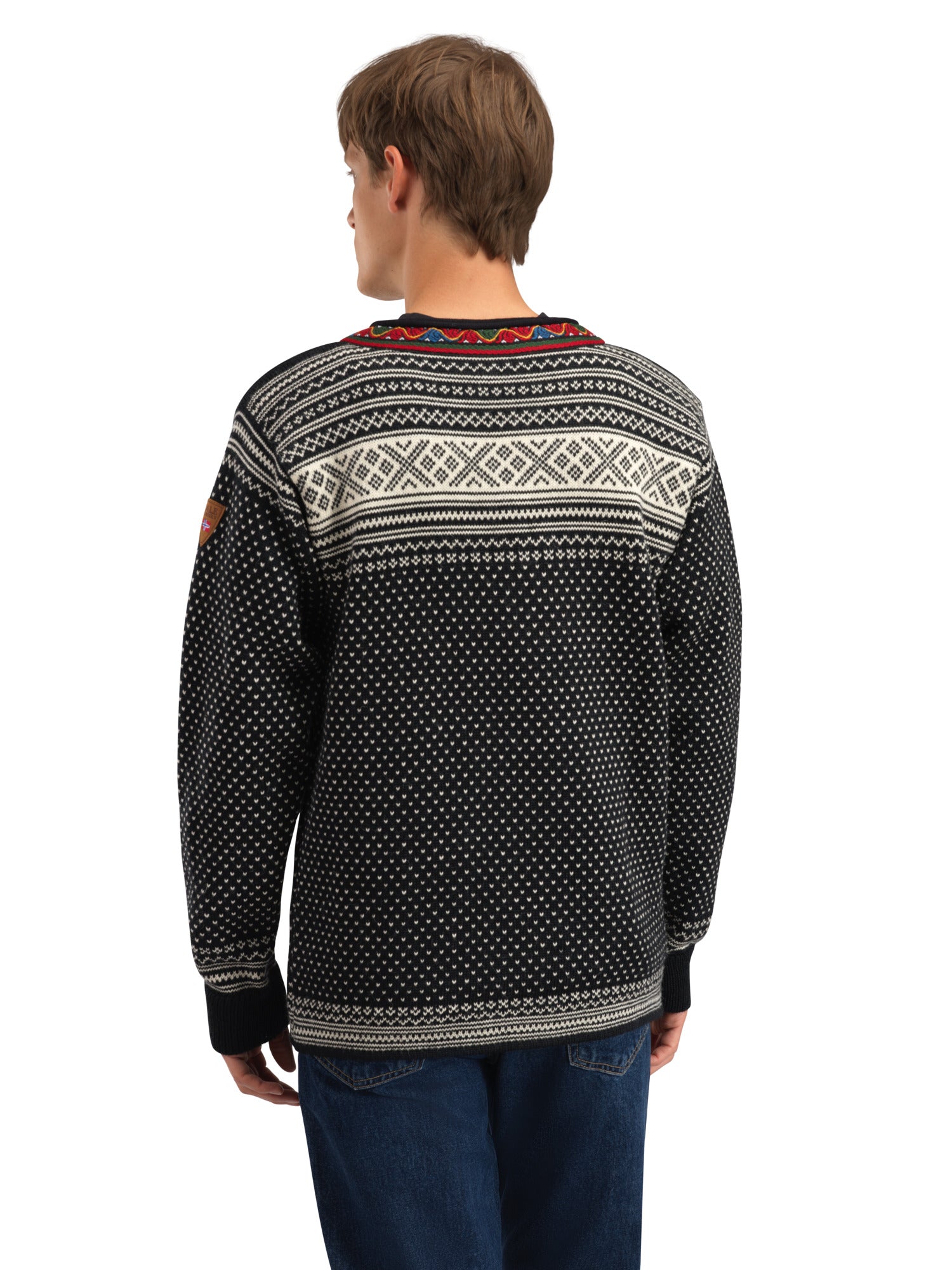 Dale Of Norway SETESDAL UNI SWEATER Black Offwhite 3XL - PeakStyle