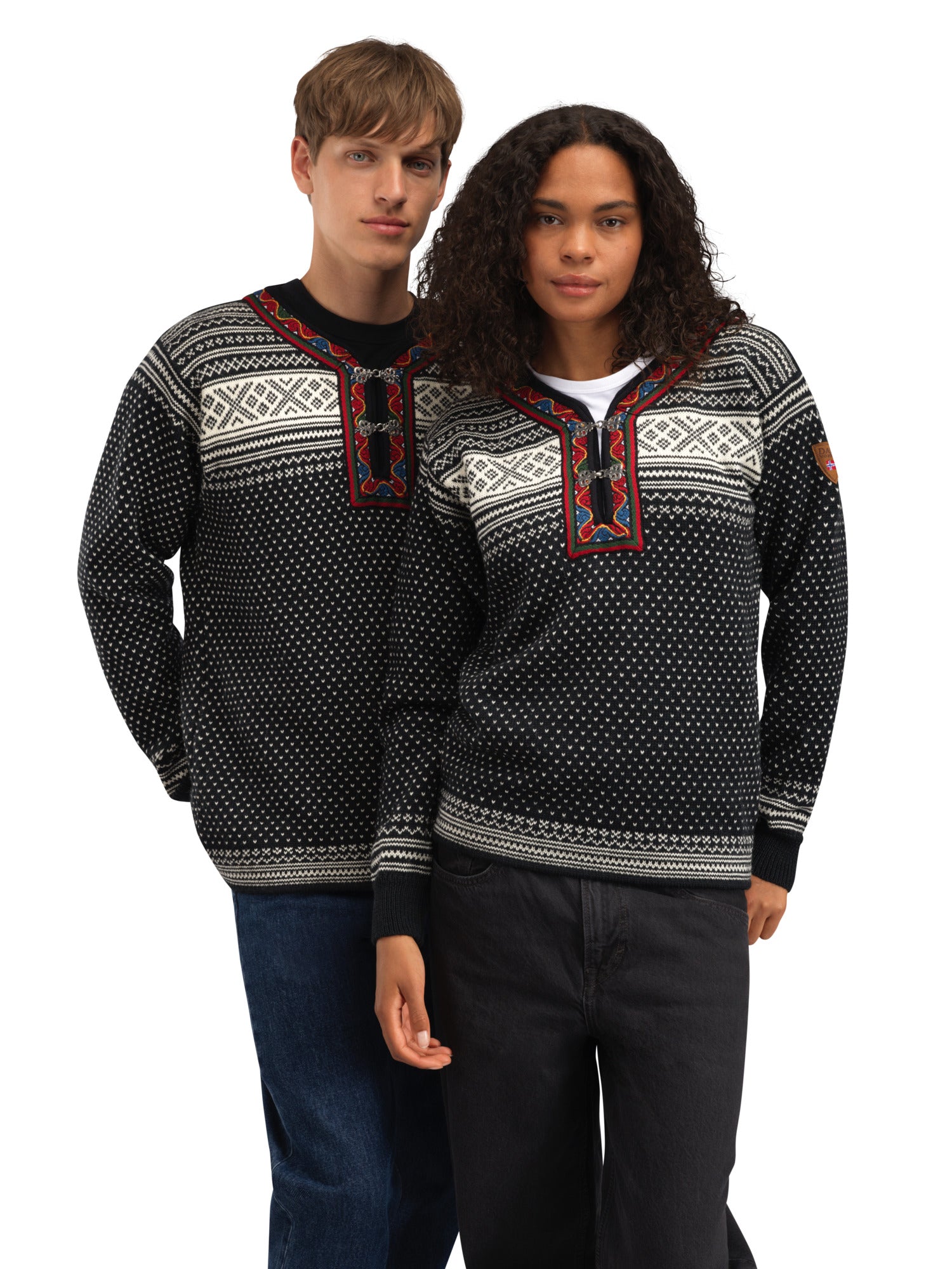 Dale Of Norway SETESDAL UNI SWEATER Black Offwhite 3XL - PeakStyle
