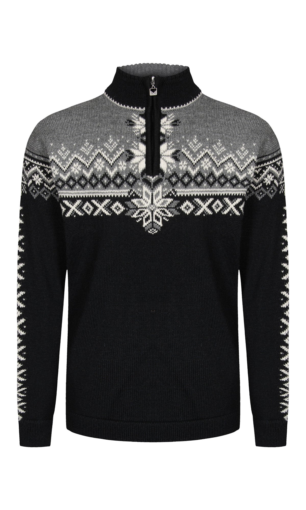 Dale Of Norway M 140TH ANNIVERSARY MASC SWEATER Black Smoke Offwhite 3XL - PeakStyle