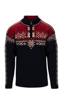 Dale Of Norway M 140TH ANNIVERSARY MASC SWEATER Navy Redrose Offwhite 3XL - PeakStyle