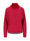 Dale Of Norway W FIRDA FEM SWEATER Raspberry Allium XL - PeakStyle