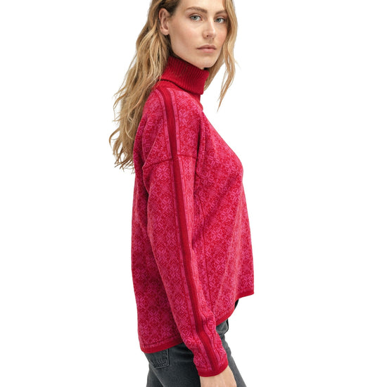 Dale Of Norway FIRDA Merino Sweater Women Raspberry - Allium – Studio side