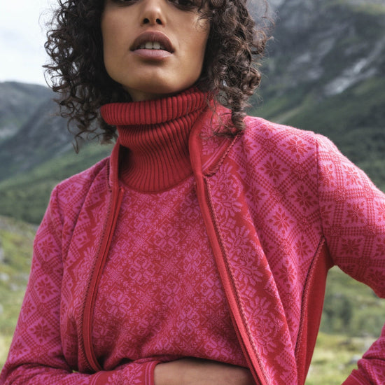 Dale Of Norway FIRDA Merino Pullover Women Raspberry - Allium – Lifestyle