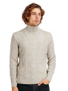 Dale of Norway Hoven Men's Wool Sweater Sand - Front View