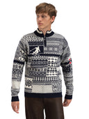 Dale Of Norway M HISTORY SWEATER Navy Offwhite Raspberry XXL - PeakStyle