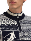 Dale Of Norway M HISTORY SWEATER Navy Offwhite Raspberry XXL - PeakStyle