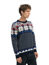 Dale Of Norway M VEGARD MASCULINE SWEATER Navy OffWhite Ultramarin Rasb L - PeakStyle