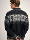 Dale of Norway BLYFJELL Men Black - Smoke - Offwhite - Light Charcoal – Studio back view