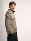 Dale of Norway BLYFJELL Men's Mountainstone - Offwhite - Coffee - Studio side view