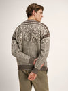 Dale Of Norway 1994 Pull en Laine Homme – Muscade - Blanc Naturel - Coffee Studio