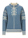 Dale Of Norway LEKNES Wollpullover Damen Arctic Blue - Offwhite – Freisteller