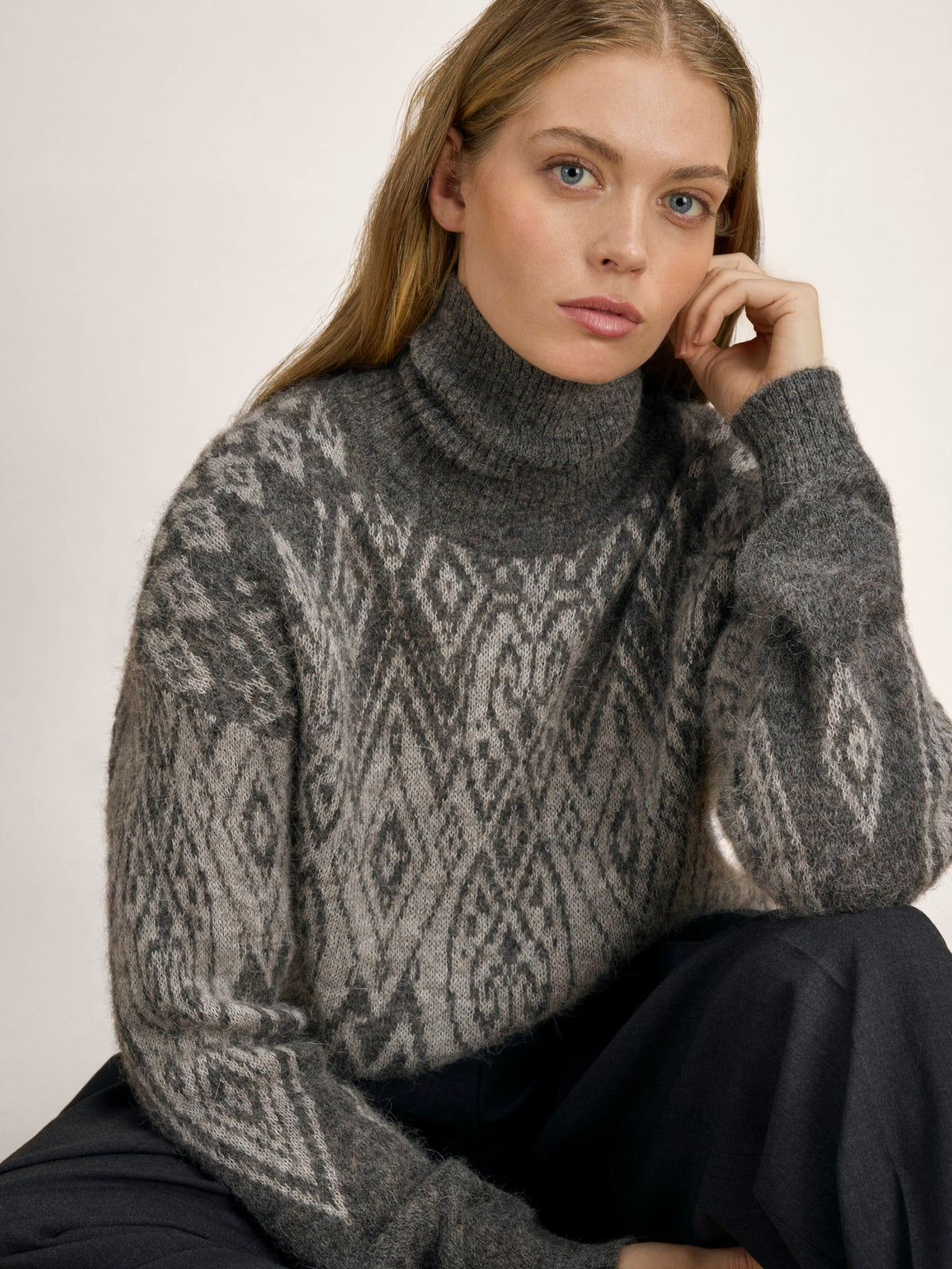 Dale Of Norway FALUN ALPA Suéter de alpaca para mujer - E00 Imagen 1