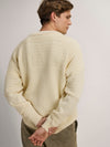 Dale Of Norway LUSA Wool Sweater Men Offwhite – Studio Back View