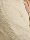 Dale Of Norway LUSA wool sweater men's off-white – knitted detail