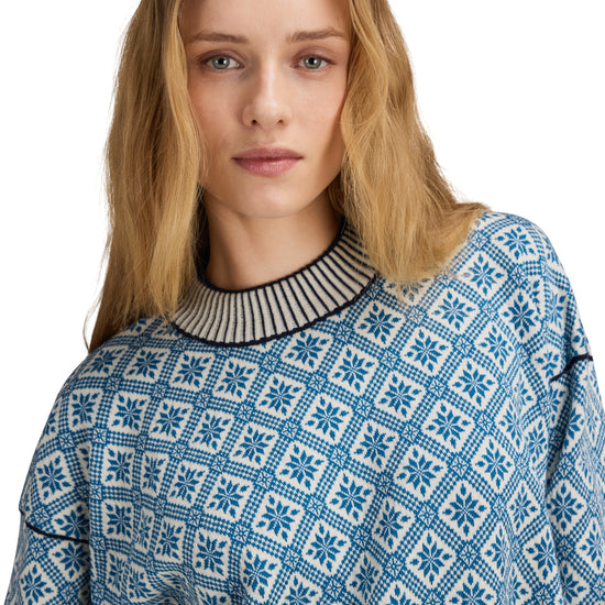 Dale Of Norway LANGØY Women – Arctic Blue - Offwhite – Studio – 96341_H00_LANGØY_FEM_SWEATER- 6