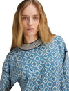 Dale Of Norway LANGØY Women – Arctic Blue - Offwhite – Studio – 96341_H00_LANGØY_FEM_SWEATER- 6