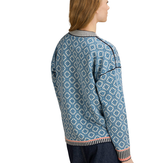 Dale Of Norway LANGØY Women – Arctic Blue - Offwhite – Studio – 96341_H00_LANGØY_FEM_SWEATER- 15
