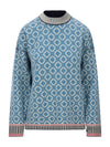 Dale Of Norway LANGØY Women – Arctic Blue - Offwhite – Packshot – 96341_H00_Langoy_fem_sweater