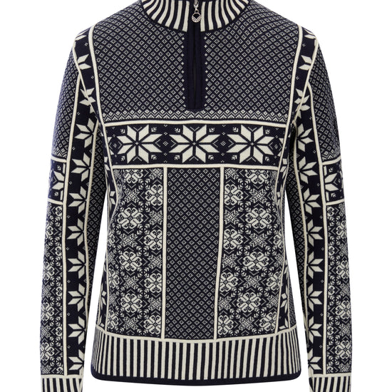 Dale Of Norway VARDÅSEN Damen – Marine - Offwhite – Packshot – 96361_C00_Vardasen_fem_sweater