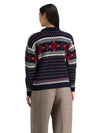Dale Of Norway EGERSUND Damen – Marine - Offwhite - Red Rose – Studio 3